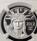 Pf70 Ucam 2012-w  100 American Platinum Eagle 1 Oz Ngc Fr First Releases Proof
