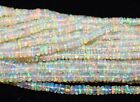 Aaa Natural Ethiopian Opal Smooth Rondelle Gemstone Beads 4 5mm Size Strand