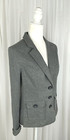Cabi Size S Gray Wool Blend Blazer Jacket Rib Knit Back   Sleeves Style 119