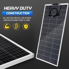 300w Flexible Solar Panel For Boat Rv Car Camping Battery Charging Solutions