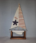 1 Pc Model Boat ship Display  stand Only  5 5  Med   Canoe kayak submarine etc  