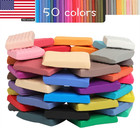 Polymer Clay Starter Kit 50 Vibrant Colors Oven-bake Modeling Clay With Sculptin