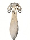 Antique Hanau German Sterling Silver Bookmark Winged Cherub Putto Pseudo Hallmar