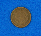 Penny Size Civil War Token  army Navy  -  the Federal Union     On Tail Side