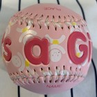 It   s A Girl  Keepsake Birth Announcement Special Day Souvenir Baseball Ball