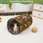 Guinea Pig Tunnel Washable Guinea Pigs Hideout Portable Rabbit Tunnels Soft F   