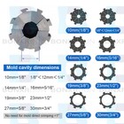Hydraulic Hose Crimper Hose Pipe Crimping High Pressure Manual With 8 Sets Molds