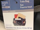 Liquidation Sale    Artist   s Loft Tote Bag Black Gray New