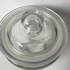 Antique Walkers Glass Jar W  Lid