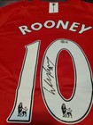 Nike Manchester United Soccer Jersey Wayne Rooney Signed Original