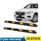 2 Pack 72  Rubber Parking Curb Car Wheel Stopper For Driveway Warehouse Garage