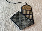 Vintage Sewing Roll Up  Antique Coverlet Fabrics  Hand Made By Sarah Havener