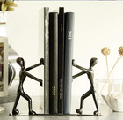 Heavy Duty Stainless Steel Man Bookends Nonskid Bookends Art Bookend 1 Pair  bla