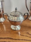Vintage 1847 Rogers Bros Marquise Silver Plated Coffee tea  Water  Creamer Sugar