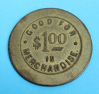 Harlem Mont  L  Minugh Saloon Store Good For  1 Antique Montana Trade Token