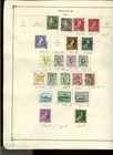 Collection  Belgium Part A Scott Album Page  1941 1970  Cat  94  Mint   Used