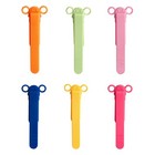 3pcs Silicone Bookmark Clip Memory Bookmark Page Divider Record Reading Tools