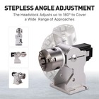 Cloudray D80 Rotary Axis For Fiber co2 Laser Engraver Marking Machine Us Stock
