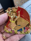 Disney Jumbo Pin Belle And Beast Limited Edition 80 From Beauty   The Beast