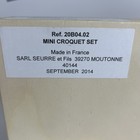 Mini Croquet Set Made In France 2014 Croquet De Salon Wooden Case Game Toy