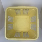 Vtg Rubbermaid Laundry Basket 3 4 Bushel Hamper 2972 Light Yellow Made In Usa