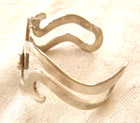 Vtg  Signed Avm Taxco 925 Sterling Silver Cuff Bracelet  42 3gr Eagle Mark