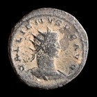 Gallienus Ar Antoninianus 258 Ad Virtus Ancient Roman Silver Coin