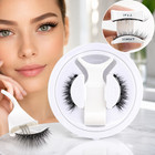 Magnetic Eyelashes Reusable Faux Mink False Lashes With Magnetic Tweezers Set