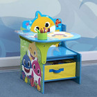 Baby Shark Chair Desk With Storage Bin - Ideal For Arts   Crafts  Snack Time 