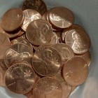 Lot Of 50 Marijuana Cannabis Hemp Pot Counterstamp Lincoln Cent Coins  1