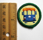 Girl Scout Junior Discover Savannah Badge Council Own Patch Trolly Car Georgia