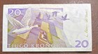 Sweden 20 Kronor 1999 P63a Vf Lagerlof  Horse Drawn Carriage   Boy Riding Goose