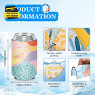 12 Pack Can Cooler Sleeve  Insulated Neoprene Can And Beverage Sleeve Can Cooler