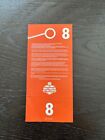 Miami Dolphins Orange Parking Pass 11-27-2022