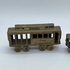 Vintage Brass Cable Car Trolley San Francisco Souvenir Large And Small Cable Car