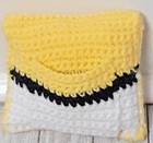 Handmade Crochet Tooth Fairy Pillow Yarn Thread Usa 