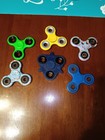 Lot Of 6 Multicolor Assorted Tri Hand Spinners Fidget Spinners