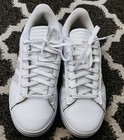 Adidas Cloudfoam White Low Top Lace-up Men   s Athletic Sneakers