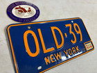 1966 New York Old 39 License Plate Low Number Antique Ny Very Nice Wow W  Topper
