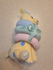 Kids Ii Baby Plush Giraffe Rattle Ring Stacker Colorful Pastel Nursery