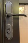 Pella Matte Black French Door Handle Set Right Hinge W key Cylinder New In Box