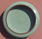 1930 s Chinese Celadon Guan Ge Type Crackle Porcelain Scholar Brush Washer Bowl