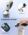 Self Designed High End Rechargeable Electric Can Opener Smooth Edge One Touch