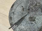 Vintage Garden Brass Sundial With Sun And Eagle
