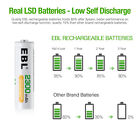 Ebl Aa Aaa Rechargeable Batteries 2300 1100 2800mah   Ni-mh Battery Charger Lot