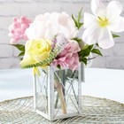 Luminous White Metal Lantern Tea Light Holder Medium -rustic Home Decor Lantern