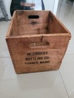 Nezinscot Bottling Co  Vintage Wood Case  Turner  Maine 