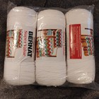  3  7oz Bernat Super Value 07391 White Yarn Med 4 Acrylic 440 Yds