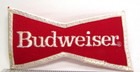 Vintage Budweiser Bowtie Jacket Patch Anheuser Busch Brewery St Louis Missouri