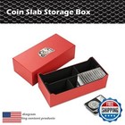 G-plus Coin Slabs Storage Box Intercept Shield For 50 Certified Coins Holders